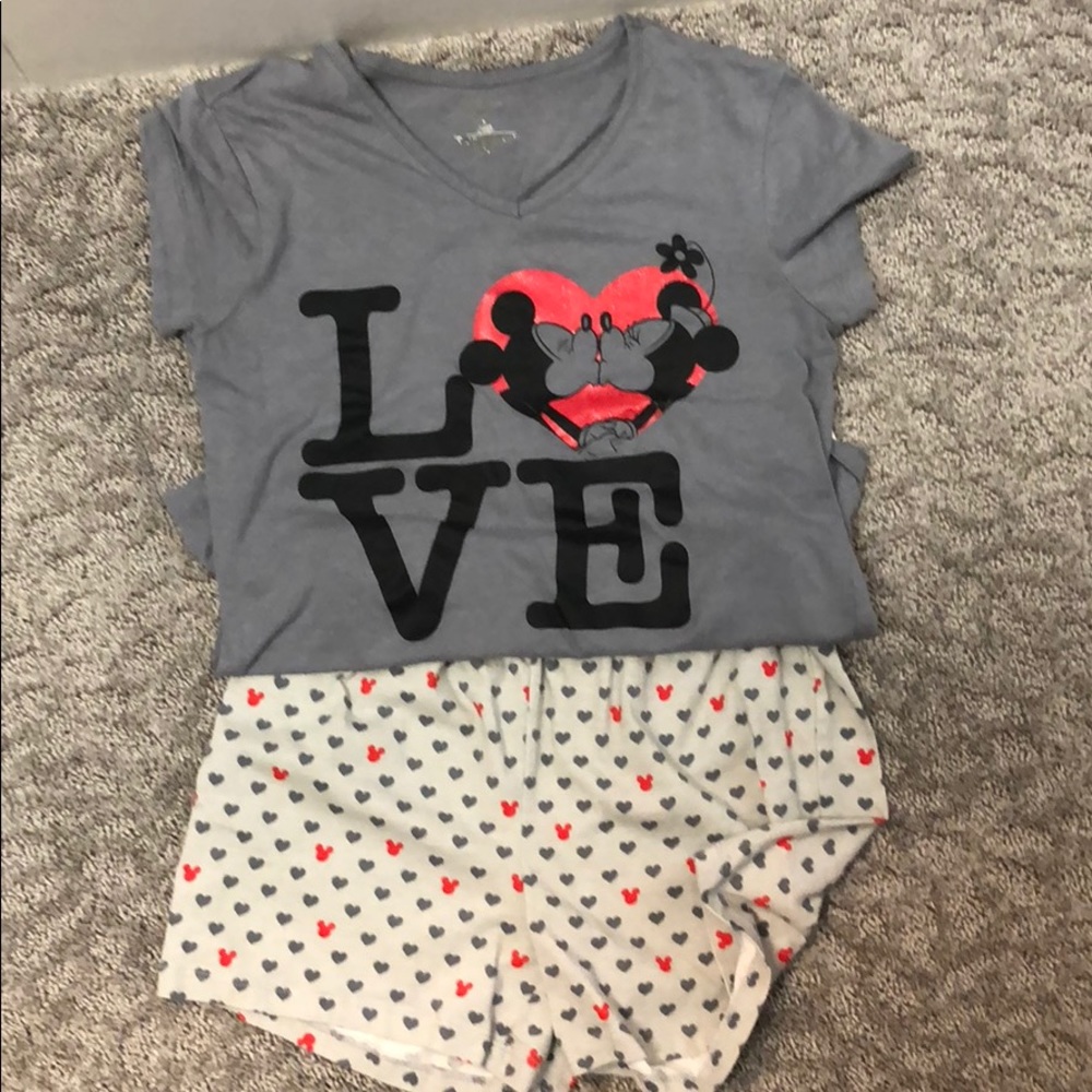 Disney Store Pajama Set